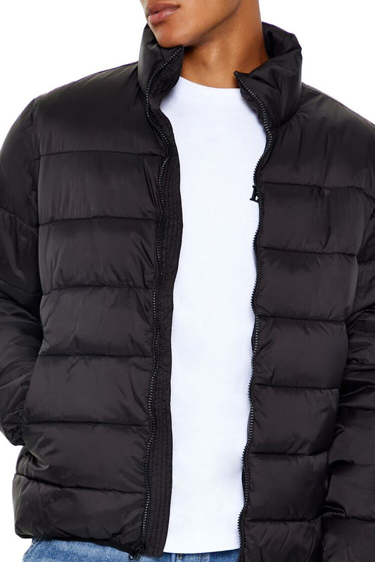 Zip-Up Puffer Jacket